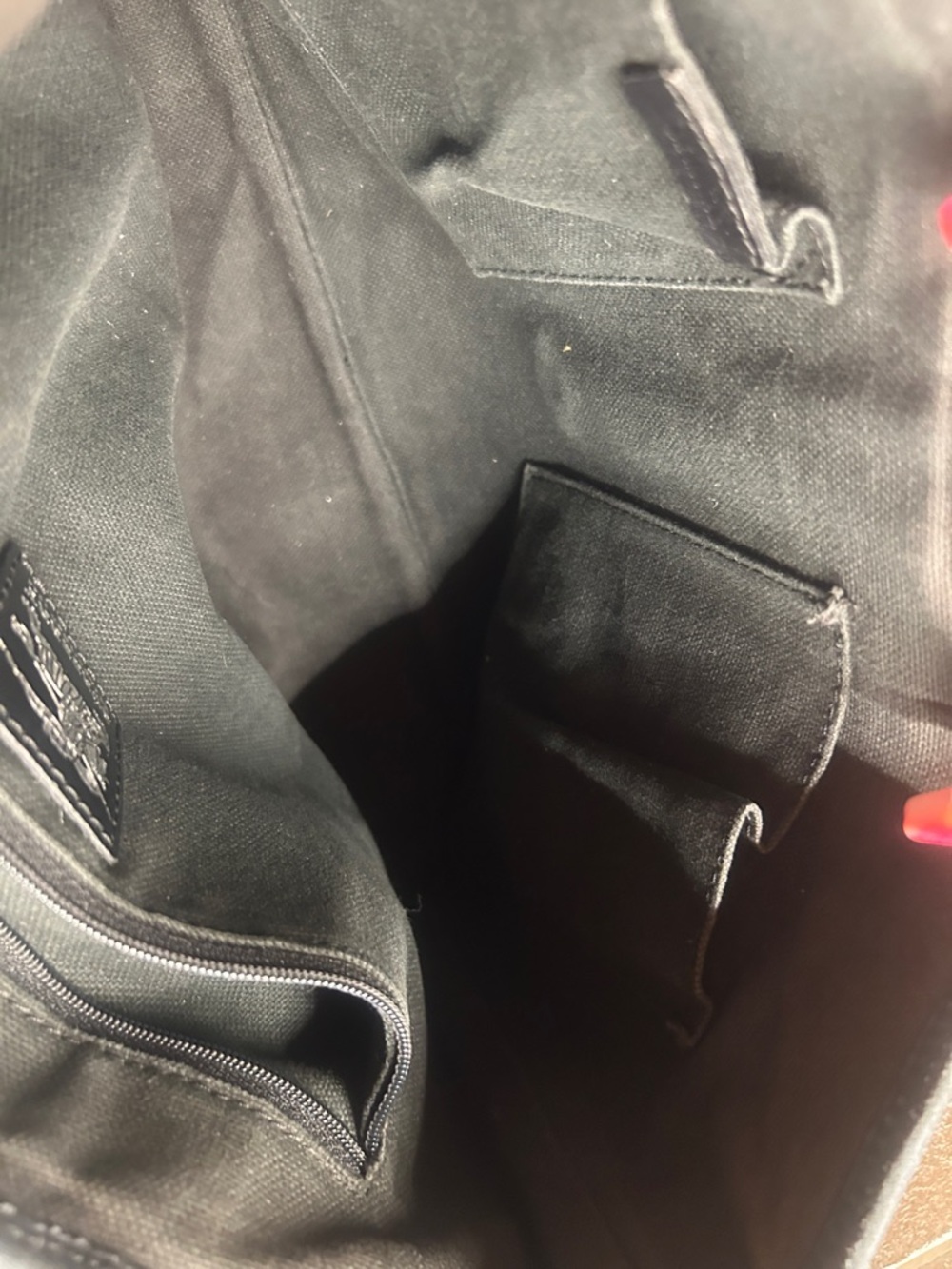 Burberry Vintage Beige Nova Check Canvas Shoulder Bag with Black Leather Trim - Picture 11 of 15